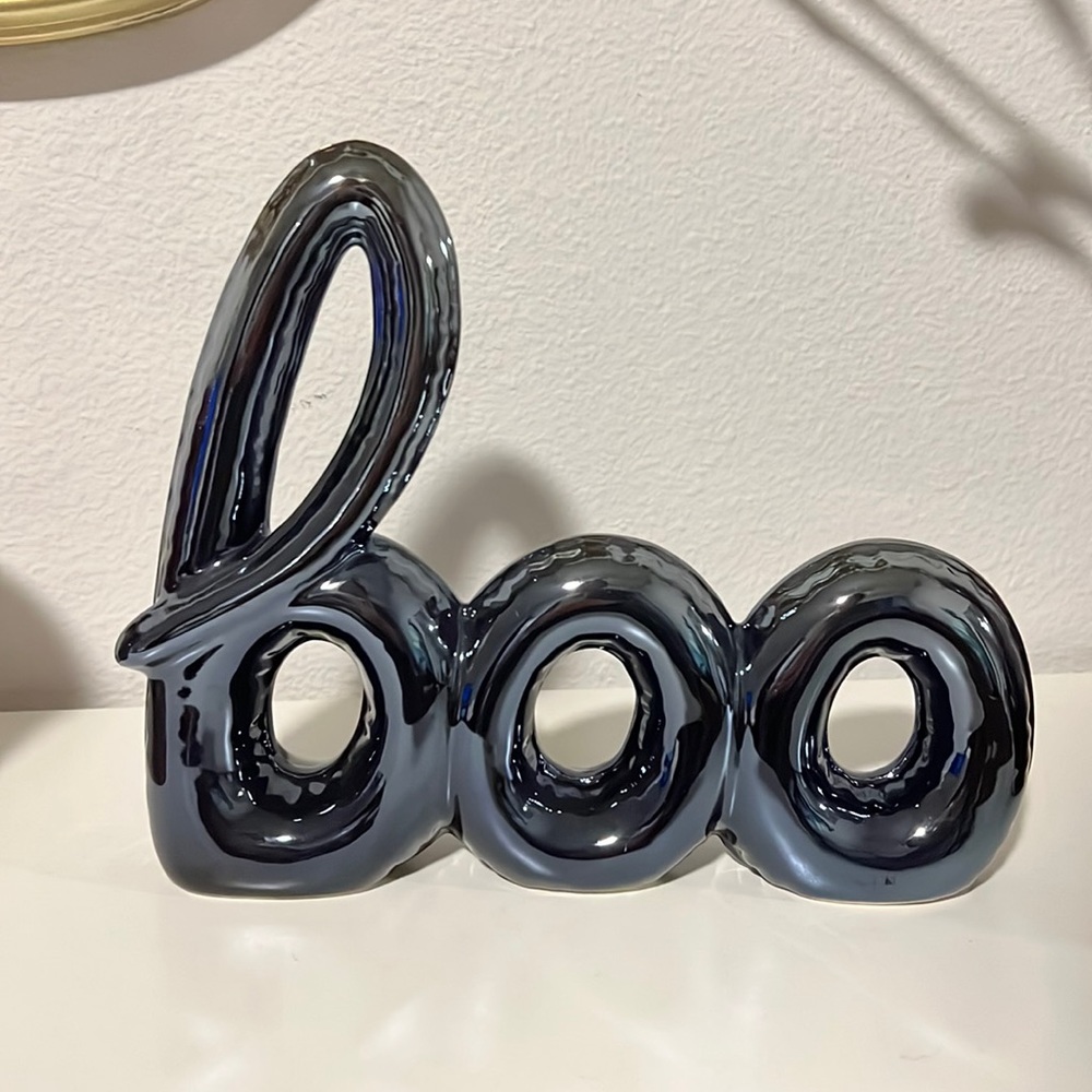 Halloween boo decoration
